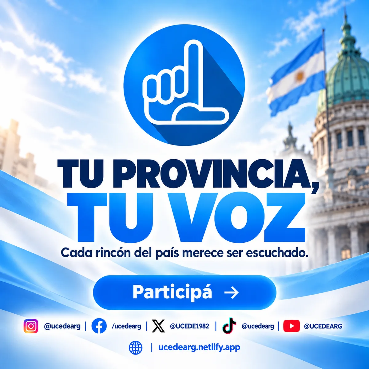 Tu provincia, tu voz — UCeDé Argentina