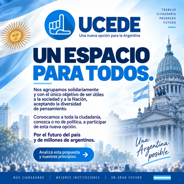 Un espacio para todos — lámina de UCEDE Nacional